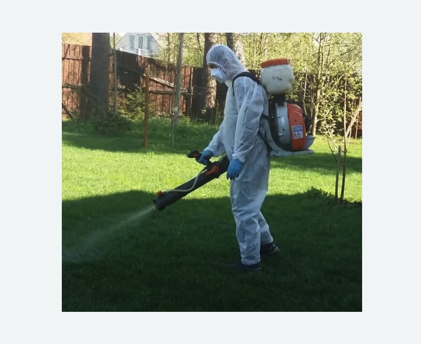 Обработка территории от клещей в Колпашево