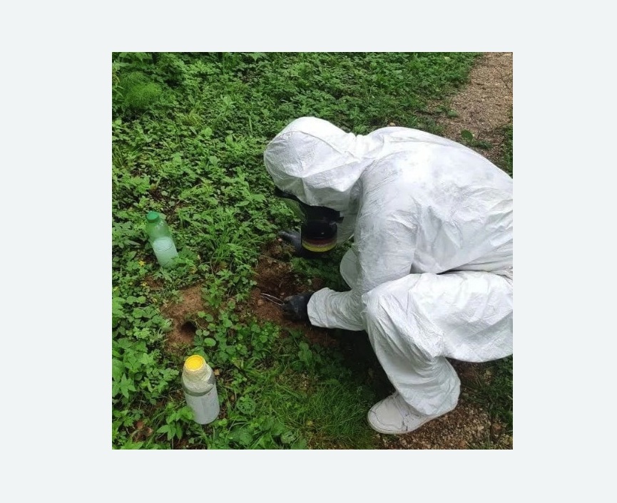 уничтожение кротов на участке в Колпашево